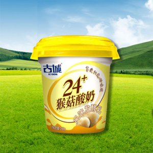 古城24+三角杯猴菇酸牛奶