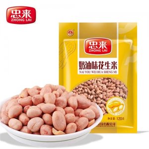 忠來奶油花生米120g
