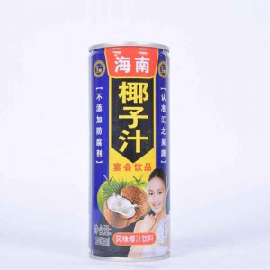 上首風味椰汁易拉罐飲料245ml