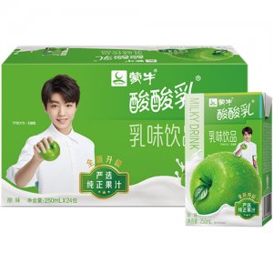 蒙牛酸酸乳營養乳味飲品原味利樂包250ml×24包