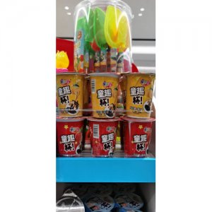 童開心巧克力醬餅干條童趣杯