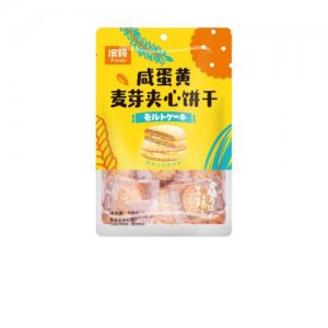 濱崎咸蛋黃麥芽夾心餅干108g