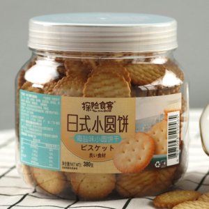 探險食客日式小圓餅海鹽味小圓餅干380g