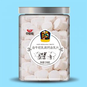草原情含牛初乳高鈣含乳片318g