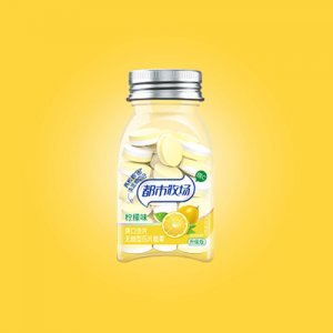 都市牧場檸檬味爽口含片瓶裝