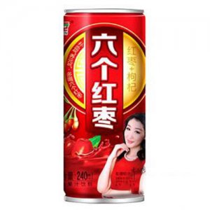 明臣六個紅棗果汁飲料240ml