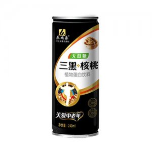 樂比樂無蔗糖三黑+核桃240ml