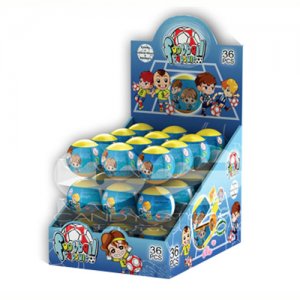 好伙伴足球蛋糖果玩具草莓味