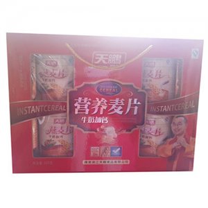 天鵬營(yíng)養(yǎng)麥片牛奶加鈣禮盒裝