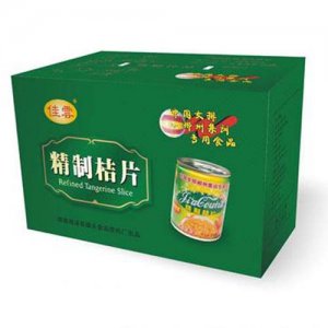 佳云精致桔片鐵罐