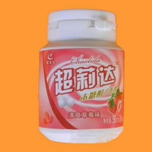 超莉達木糖醇口香糖清爽草莓味