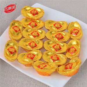 巧蒂芙金元寶巧克力零食散裝