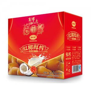 椰麗紅椰鮮榨果肉椰子汁1.25kgx6瓶