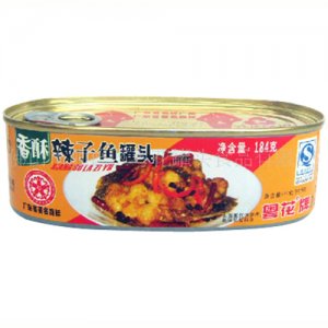 粵花香酥辣子魚罐頭