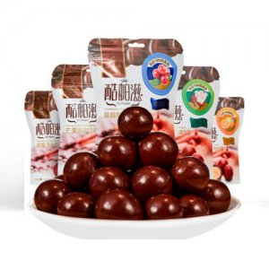 酷帕滋黑巧克力豆果仁