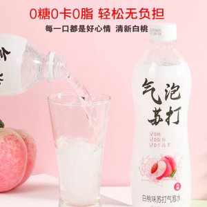 么么象白桃味蘇打氣泡水480ml