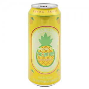 藍發(fā)菠蘿啤果味飲料500ml
