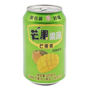 藍發(fā)芒果果園芒果爽飲料320ml