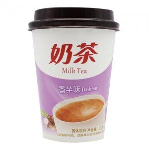 優旺滋奶茶香芋味杯裝75g