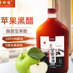 嶺田佳原漿蘋果黑醋2年陳500ml