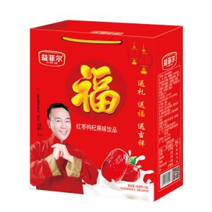 益菲爾紅棗枸杞果味飲品250mlx12盒