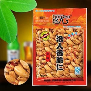 洛人香脆仁麻辣花生袋裝