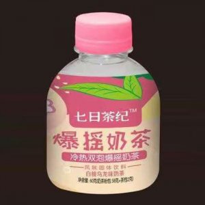 七日茶紀爆搖奶茶白桃烏龍味