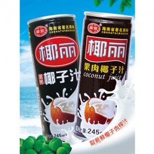 椰麗果肉椰子汁245g