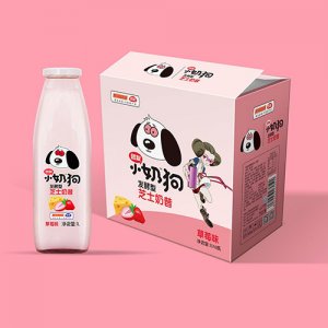 團友小奶狗芝士奶昔草莓味