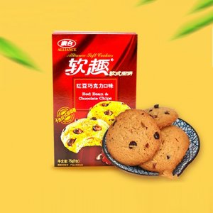 廣合紅豆巧克力軟趣甜餅75g