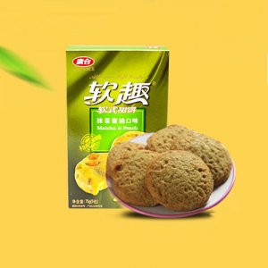 廣合抹茶蜜桃軟趣甜餅