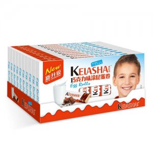 飛天貓巧克力味涂層蛋卷