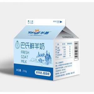 羊基巴氏鮮羊奶屋頂盒裝200g