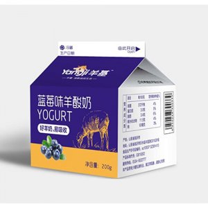 羊基藍(lán)莓味酸羊奶箱裝200g
