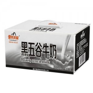 皇氏乳業黑五谷牛奶250mlX15
