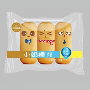 拉菲堡堡小奶棒夾心面包芝士味散裝稱重