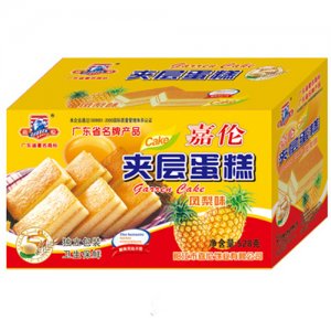 嘉倫夾層蛋糕（鳳梨味）528g