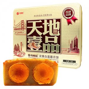 天地壹品雙黃白蓮蓉月餅740g