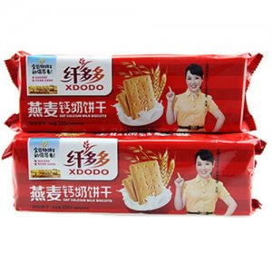 耕耘百年纖多多燕麥鈣奶餅干