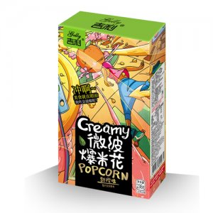吉利微波爆米花盒裝香橙味