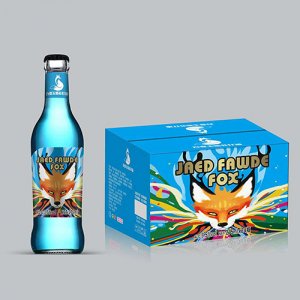 百變玉狐蘇打酒3.5度275ml×24瓶藍(lán)色箱裝