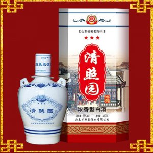 三星清照園濃香型白酒36度