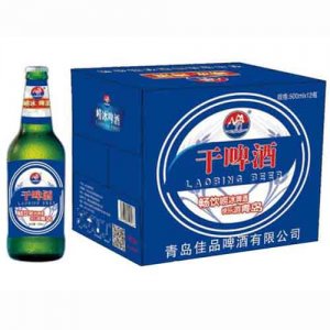 嶗冰干啤酒500ml×12瓶
