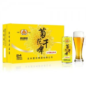 愛京菊花啤酒330mlX24