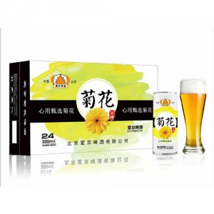 愛京菊花啤酒330mlX24罐
