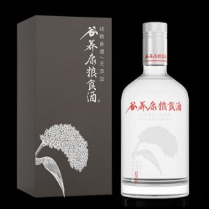 谷養康糧食酒52度清香型高粱酒500ml