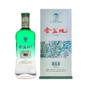 金盆地淡雅6白酒
