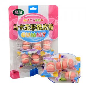 綠活蜜桃馬卡龍橡皮糖54g