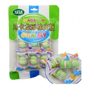 綠活蘋果馬卡龍橡皮糖54g