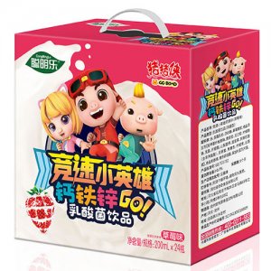 豬豬俠乳酸菌飲品草莓味200mlx24瓶